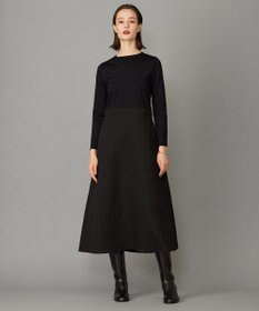 ICB 【洗える】 ニットコンビジャガード ワンピース