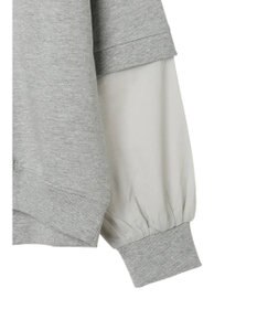 AMERICAN HOLIC 袖異素材ミニ裏毛プルオーバー