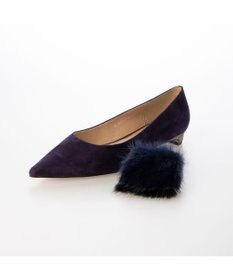 MODE ET JACOMO <MODE ET JACOMO>コンビファー付きフラットパンプス