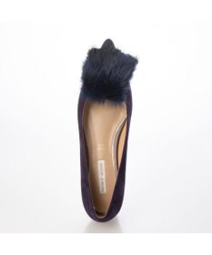 MODE ET JACOMO <MODE ET JACOMO>コンビファー付きフラットパンプス