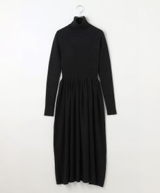 #Newans 【カシミヤ混】フィット＆フレアニットワンピース