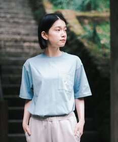 SHARE PARK LADIES 【UVカット・吸水速乾・ストレッチ・軽量 】ロゴポケットTシャツ（S・Mサイズ）