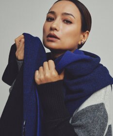 ICB 【洗える】ソフトカシミヤミックス ニットストール