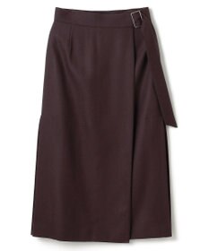 BEIGE， TERNES / ウールナローラップスカート