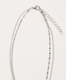 WEGO L2連ムーンキラキラネックレス