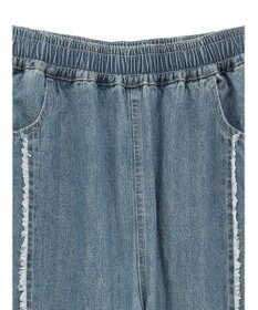 Green Parks ・Double Flags デニムフリンジラインパンツ