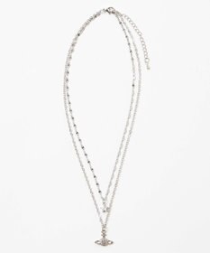 WEGO L2連ムーンキラキラネックレス