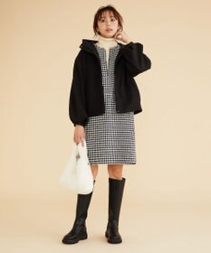 Feroux 【古畑星夏さん着用】パフスリーブフード アウター