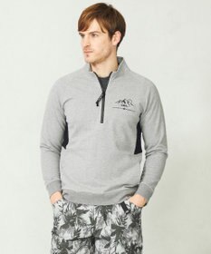 JOSEPH ABBOUD MOUNTAIN 【UNISEX】オーガニックコットン ビンテージインレーハーフZIP