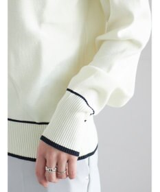 Te chichi 前後2WAYボウタイニットプルオーバー