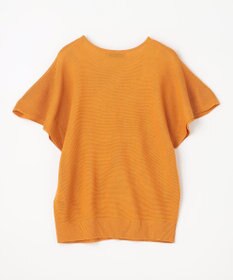 ANY 【洗濯機可/UVケア/アンチピリング】アクリルガーター バタフライスリーブニット