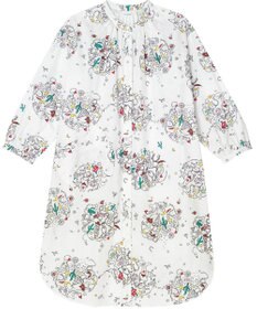 tsumori chisato SLEEP ルームウエア　ワンピース　長袖　綿100%　綿サテン素材　/ワコール　UNX545