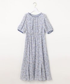 ANY SIS 【洗える】リーフMIXプリント ワンピース