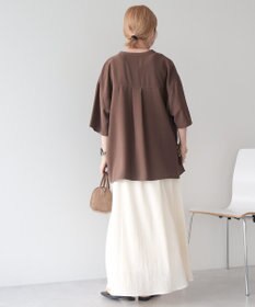 AMERICAN HOLIC 【WEB限定】ミリタリーWポケットスキッパーシャツ