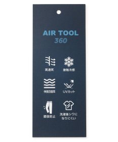 23区GOLF 【MEN】機能に優れた新素材「AIR TOOL」ポケットポロシャツ