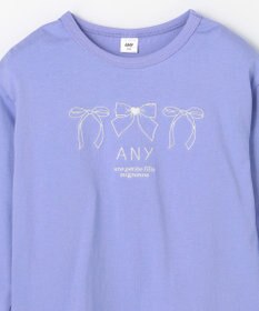 ANY KIDS 【Good Price】 ANY刺繍 長袖Tシャツ