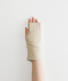 ORuKuBET organic cotton rib wrist cover 【 UVカット・オーガニックコットン・日本製 】