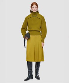 JOSEPH 【洗える】ニューカーディガンステッチオープンネックニット