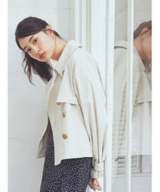 earth music&ecology ショートトレンチコート