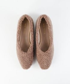 BONTRE 【MIONOTIS/ミオノティス】ファーフラットパンプス/40411