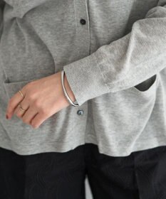 YECCA VECCA ハイゲージミドル丈Vネックカーディガン