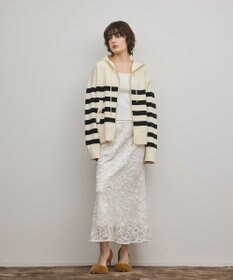 GRACE CONTINENTAL フォルムニットパーカー