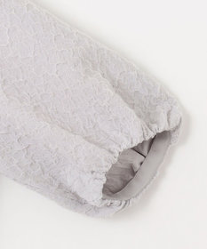 組曲 【洗える】レリーフスリーブジャージー カットソー