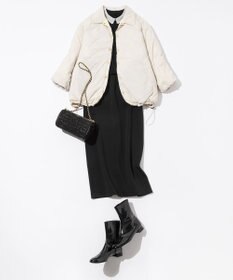 23区 【CLASSY.掲載/洗える】エンブロイダリー ジオメトリックレースコンビ ニット