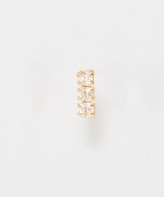 Phoebe 【K10】ストーンバーピアス(片耳)　ゴールド/BOXつき