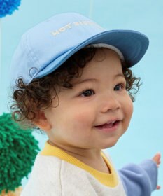 MIKI HOUSE HOT BISCUITS 【44-54cm】 バイカラー ロゴキャップ