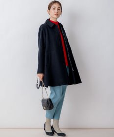 組曲 ショートビーバー ステンカラー コート