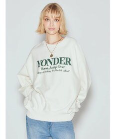 AMERICAN HOLIC ネップ裏毛ロゴスウェット