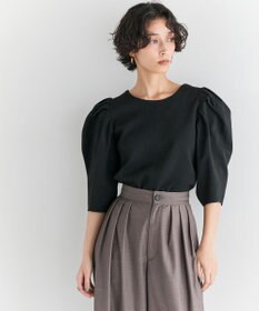 #Newans 【セレモニーにも】パフスリーブニット