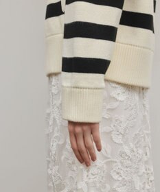 GRACE CONTINENTAL フォルムニットパーカー