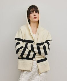 GRACE CONTINENTAL フォルムニットパーカー