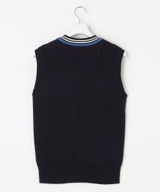 23区GOLF 【MEN】コットンブレンド ニットベスト