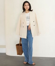 UNFILO 【UNFILO DENIM】撥水ストレッチ ワイドストレートデニム