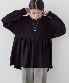 AMERICAN HOLIC ティアードギャザーニットプルオーバー