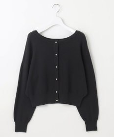 Feroux 【洗える】2WAY パールボタン カーディガン