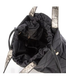 LA BAGAGERIE ドローストリング×キルト2WAYトート SSサイズ