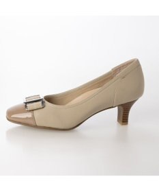 Riz raffinee <Riz raffinee>【高機能】バックルモチーフコンビパンプス