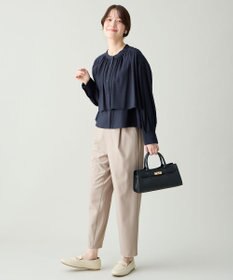 ANY ラッフルクロップドシャツ