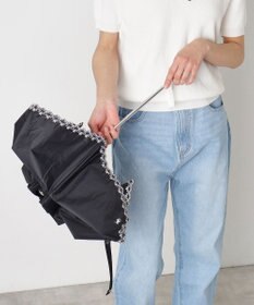 MOONBAT POLO RALPH LAUREN（ポロ ラルフローレン）晴雨兼用日傘 無地 刺繍 遮光率100% 遮熱 UV