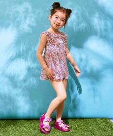 ANY KIDS 花柄 チュニック 水着