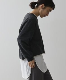 AMERICAN HOLIC ラメ裏毛ショートスウェット