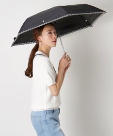 MOONBAT POLO RALPH LAUREN（ポロ ラルフローレン）晴雨兼用日傘 無地 刺繍 遮光率100% 遮熱 UV