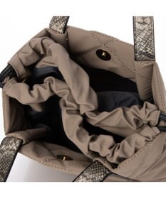 LA BAGAGERIE ドローストリング×キルト2WAYトート SSサイズ