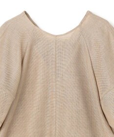BEIGE， LIATRIS / バックリボン ハーフスリーブブラウス