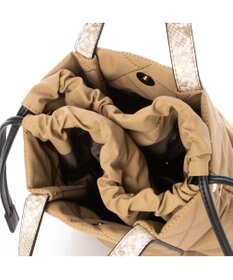 LA BAGAGERIE ドローストリング×キルト2WAYトート SSサイズ