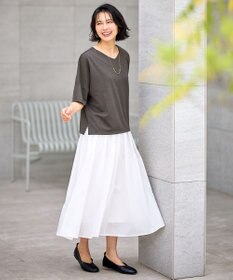 ANY ドライポンチVネックプルオーバー